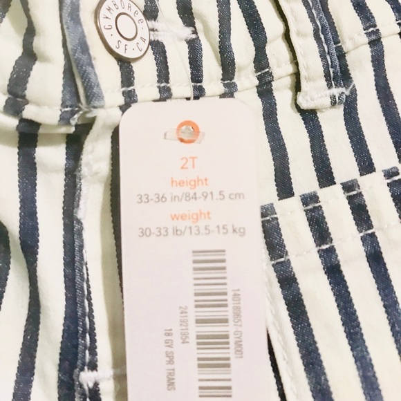 HP 🎉Indigo Railroad Striped Denim Culottes🍁🍂 - Picture 5 of 5